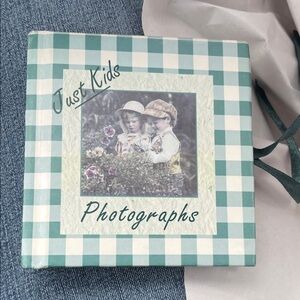 Just For Kids Teal Check Photograph Album